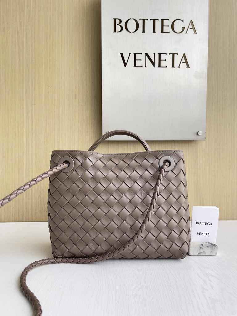 Bottega Veneta Small Andiamo Bag 743568 Lambskin Nude