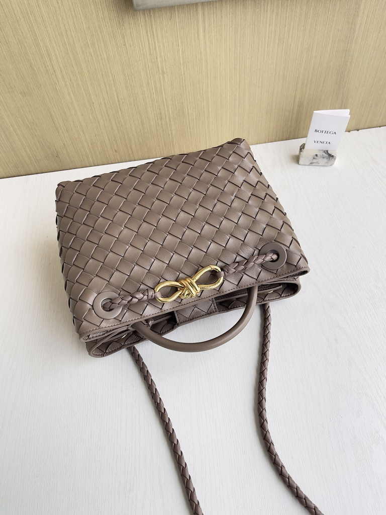 Bottega Veneta Small Andiamo Bag 743568 Lambskin Nude