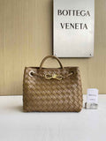 Bottega Veneta Small Andiamo Bag 743568 Lambskin Tan
