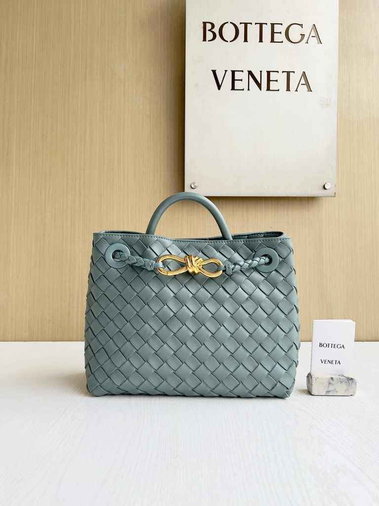 Bottega Veneta Small Andiamo Bag 743568 Lambskin Light Green