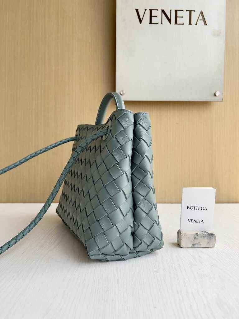 Bottega Veneta Small Andiamo Bag 743568 Lambskin Light Green