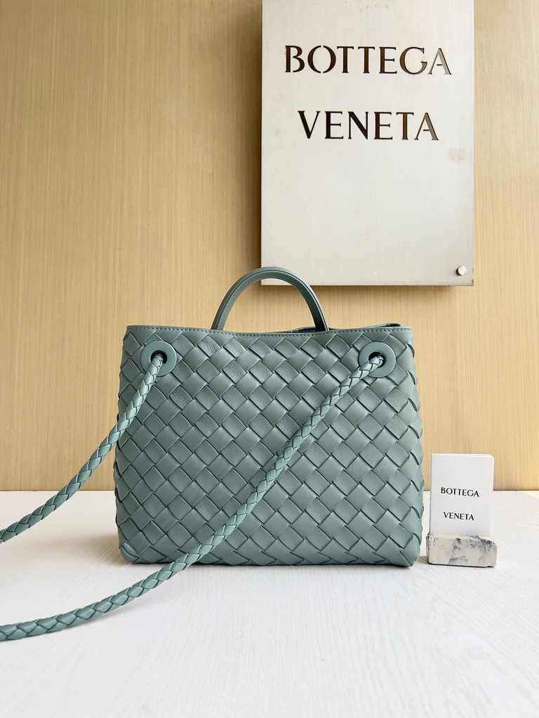 Bottega Veneta Small Andiamo Bag 743568 Lambskin Light Green