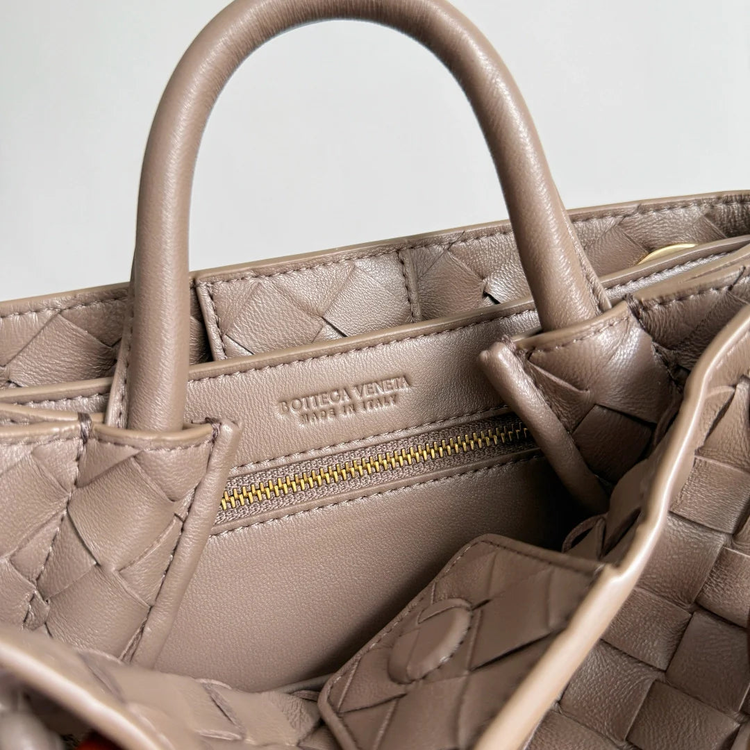 Bottega Veneta Small Andiamo Bag in 743568 power pink Lambskin