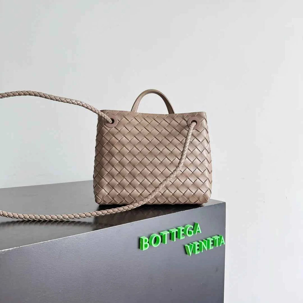 Bottega Veneta Small Andiamo Bag in 743568 power pink Lambskin