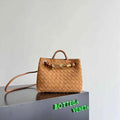 Bottega Veneta Small Andiamo Bag in 743568 Suede brown