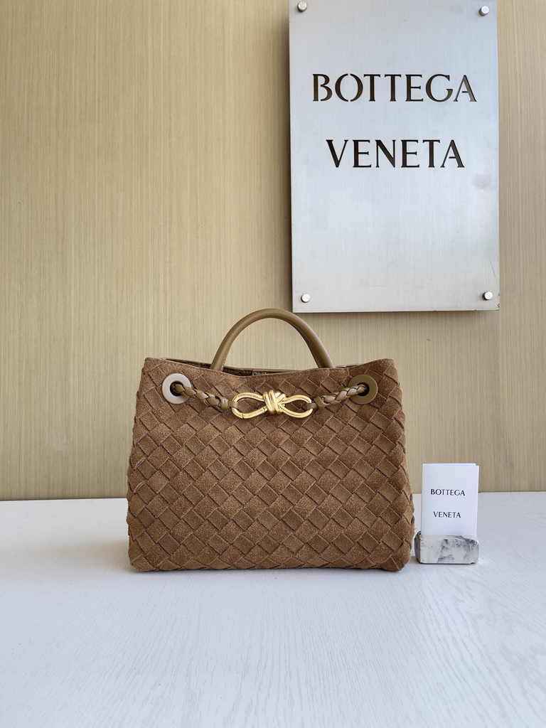 Bottega Veneta Small Andiamo Bag 743568 Brown