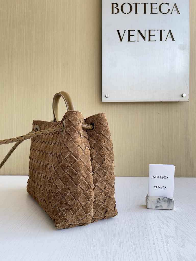 Bottega Veneta Small Andiamo Bag 743568 Brown