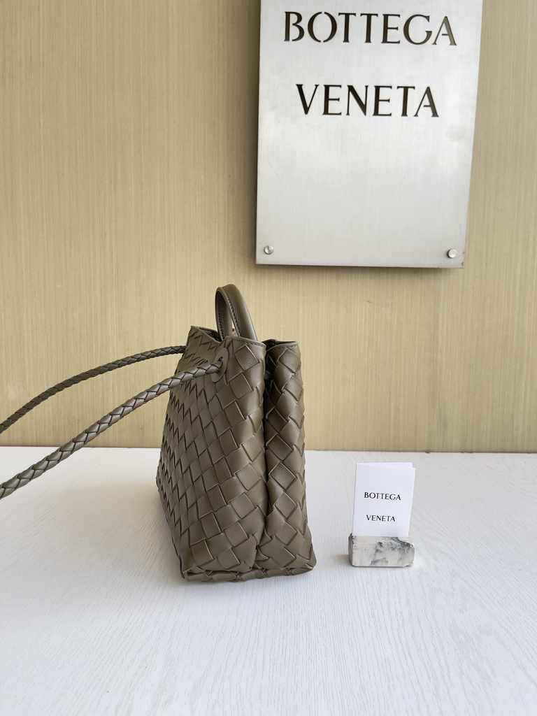 Bottega Veneta Small Andiamo Bag 743568 Lambskin Army Green