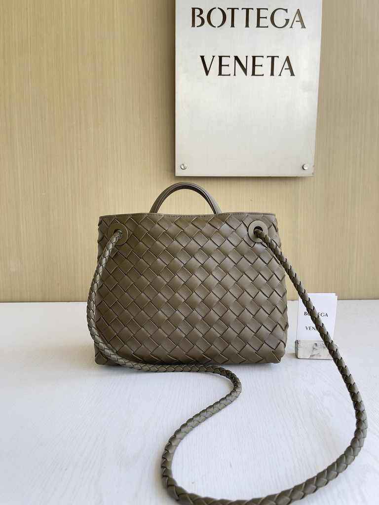 Bottega Veneta Small Andiamo Bag 743568 Lambskin Army Green