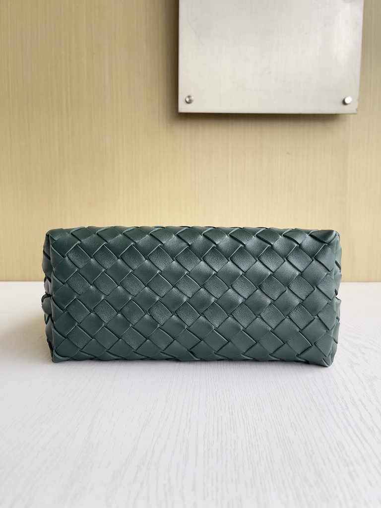 Bottega Veneta Small Andiamo Bag 743568 Lambskin Dark Green
