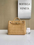 Bottega Veneta Small Andiamo Bag 743568 Lambskin Tan