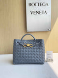 Bottega Veneta Small Andiamo Bag 743568 Lambskin Blue