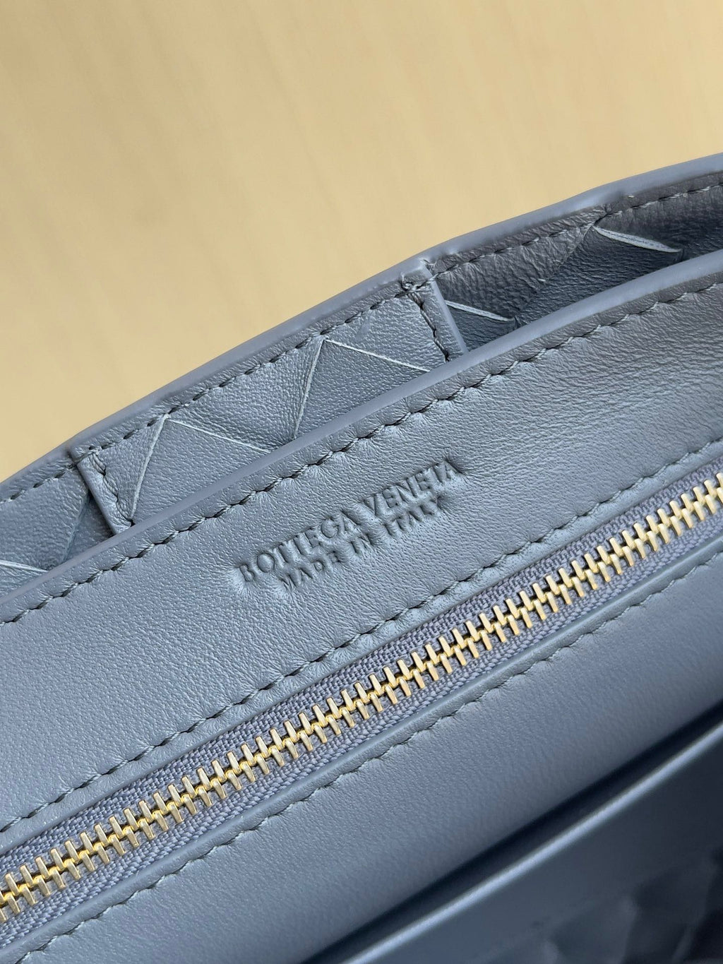 Bottega Veneta Small Andiamo Bag 743568 Lambskin Blue