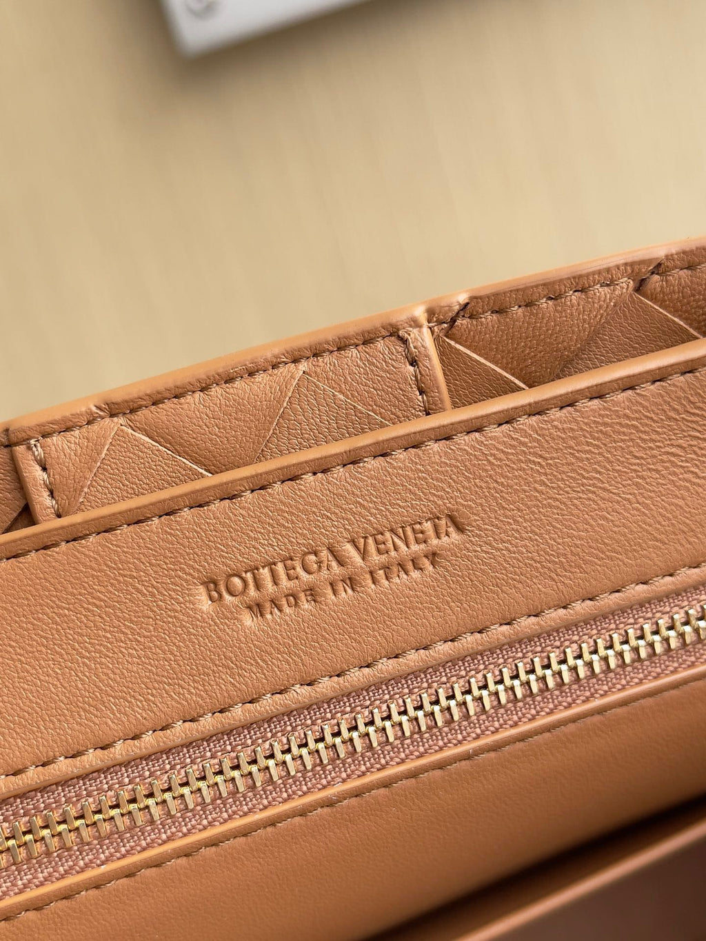 Bottega Veneta Small Andiamo Bag 743568 Lambskin Brown