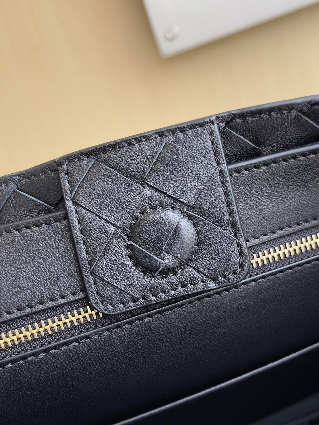 Bottega Veneta Small Andiamo Bag 743568 Lambskin Black