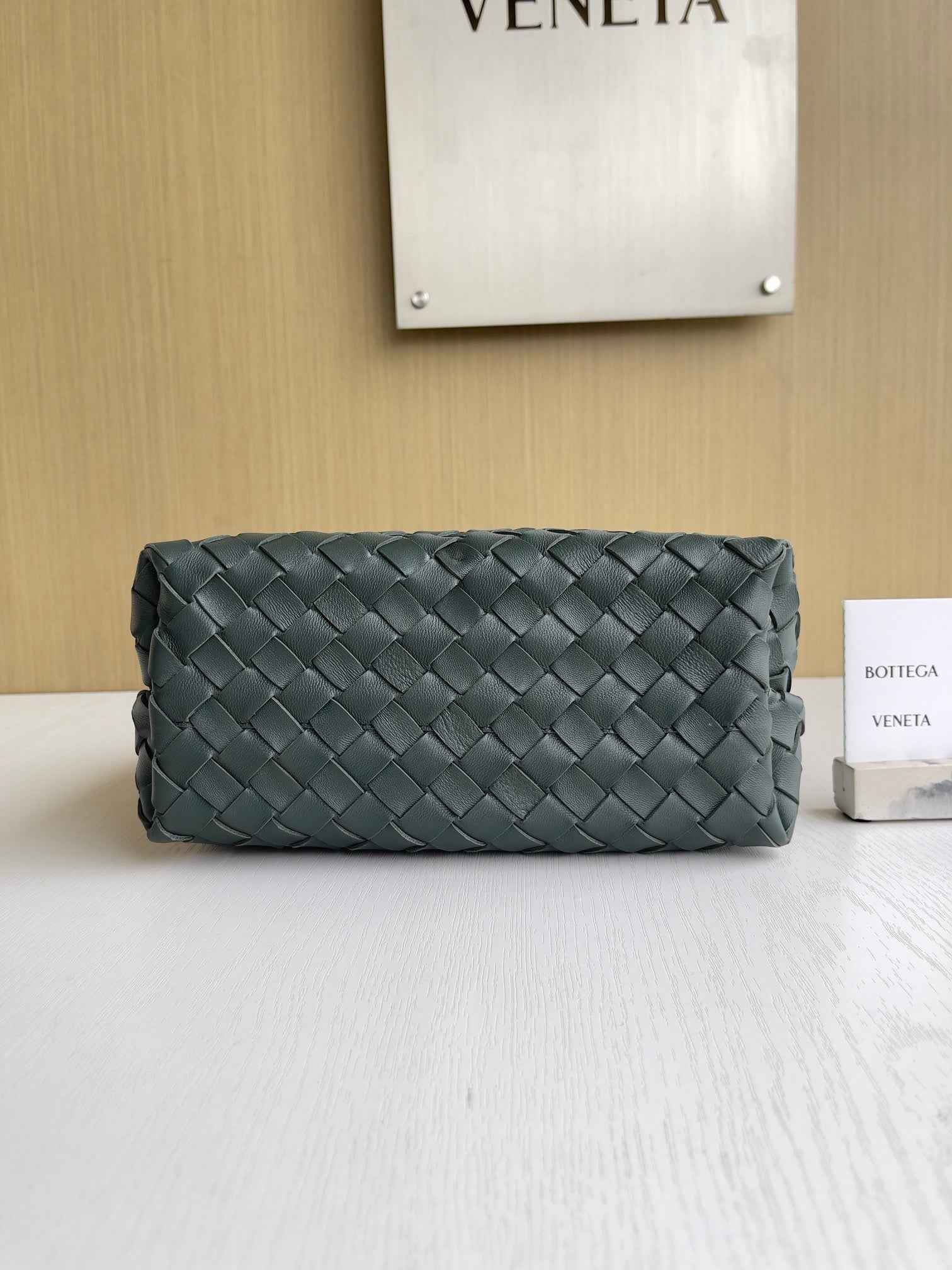 Bottega Veneta Small Andiamo Bag 743568 Lambskin Dark Green