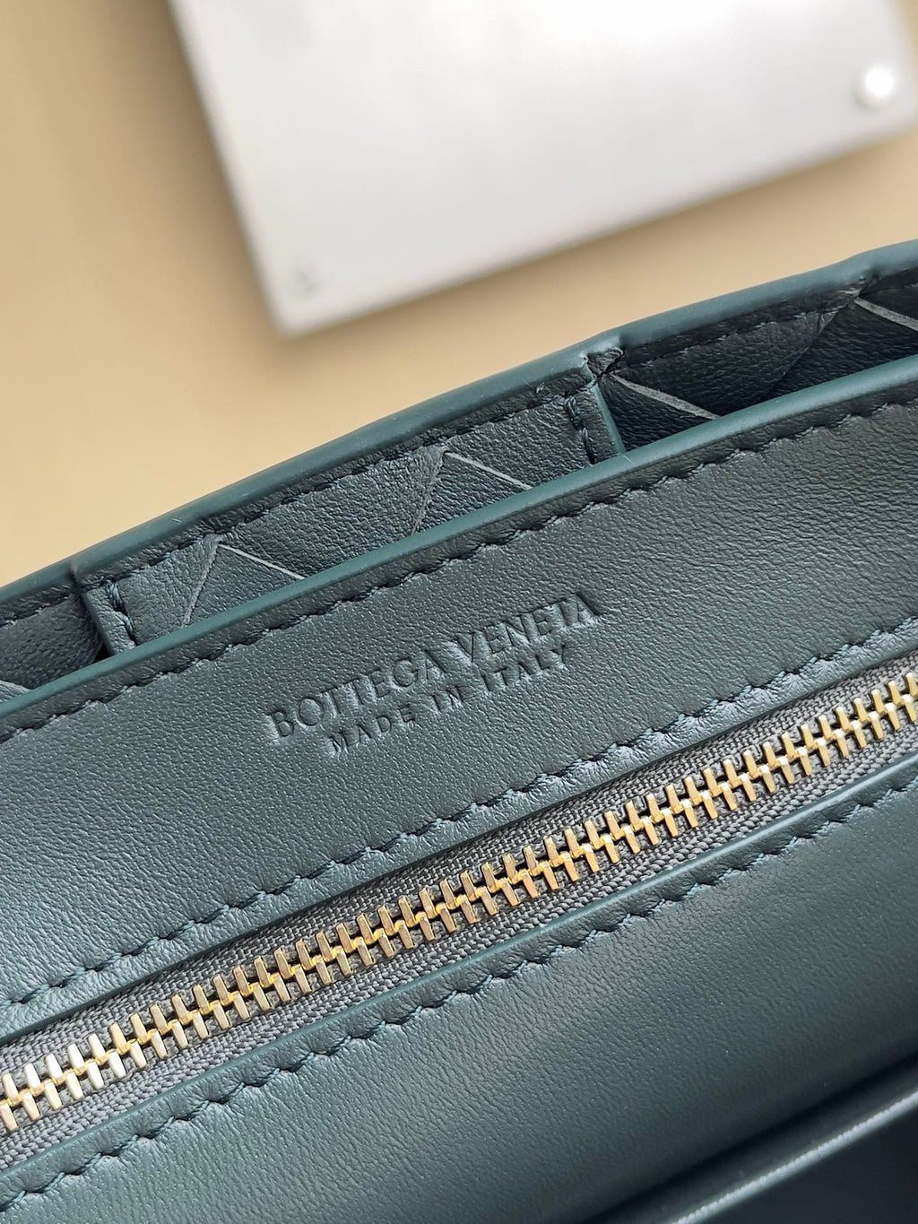 Bottega Veneta Small Andiamo Bag 743568 Lambskin Dark Green