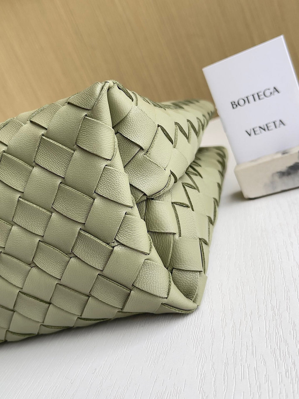 Bottega Veneta Small Andiamo Bag 743568 Lambskin Green