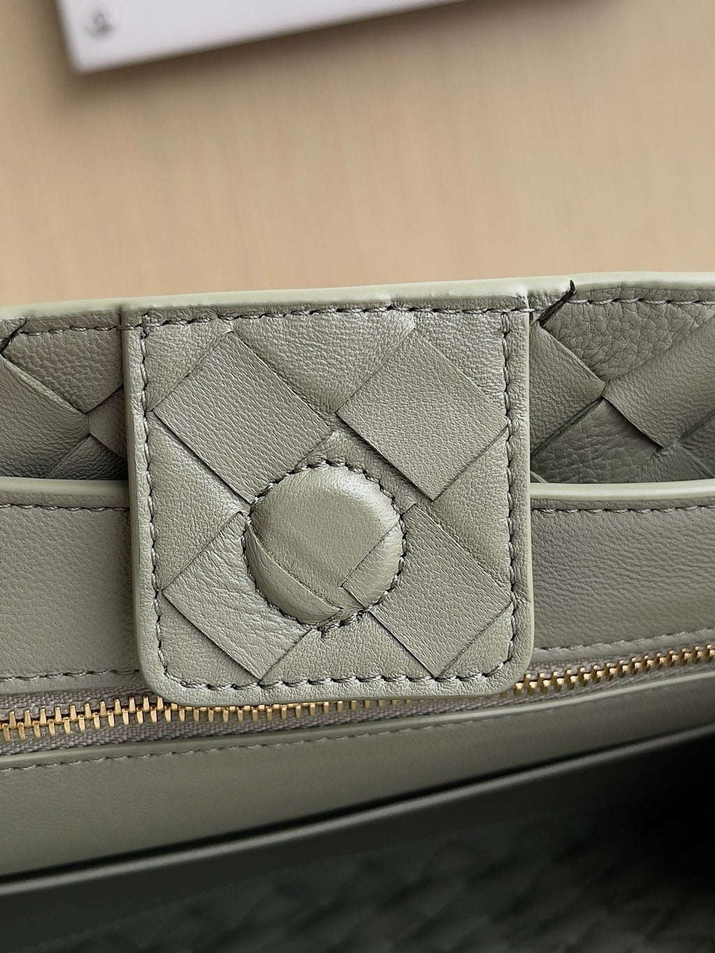 Bottega Veneta Small Andiamo Bag 743568 Lambskin Green