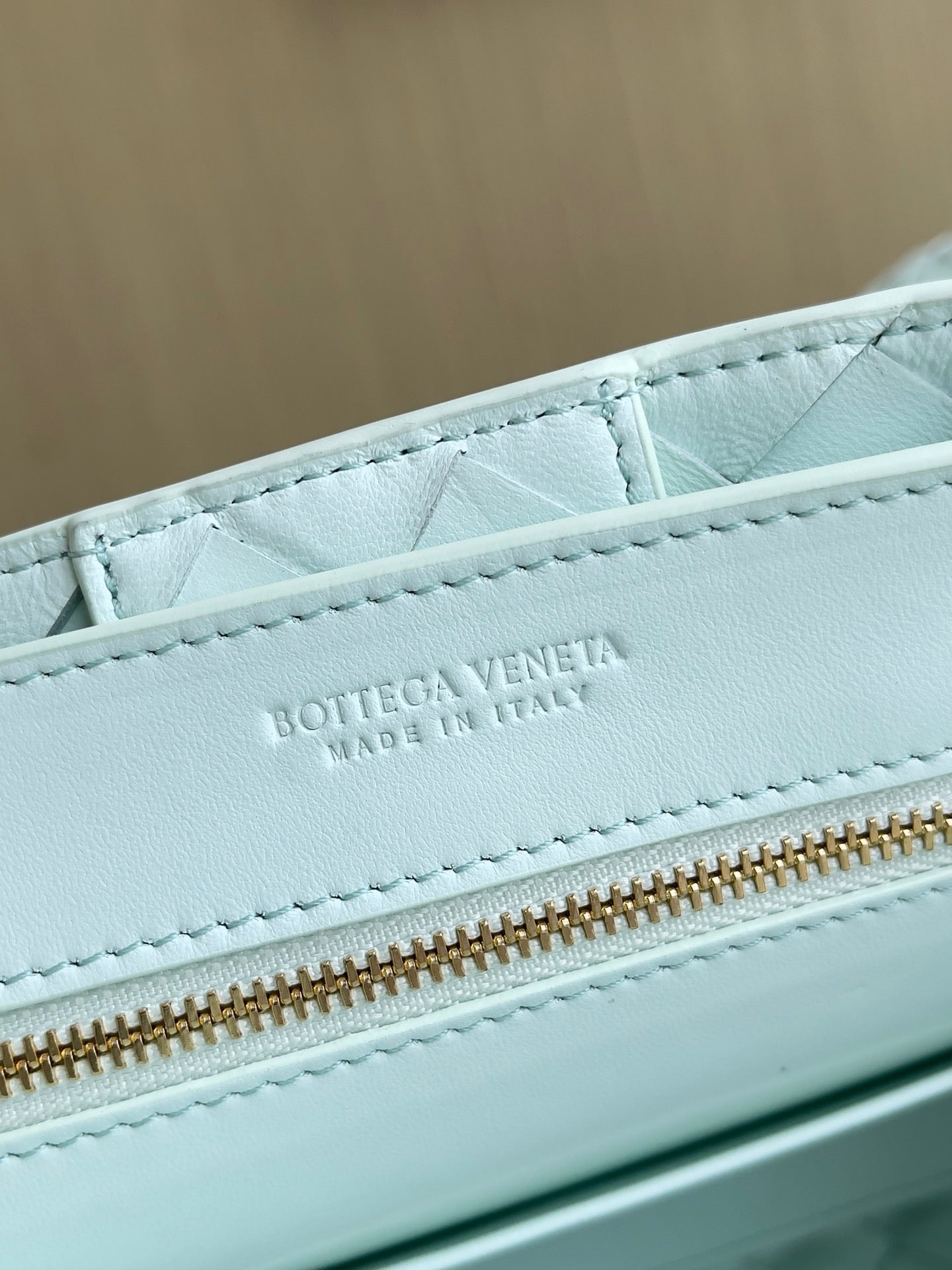 Bottega Veneta Small Andiamo Bag 743568 Lambskin Light Green