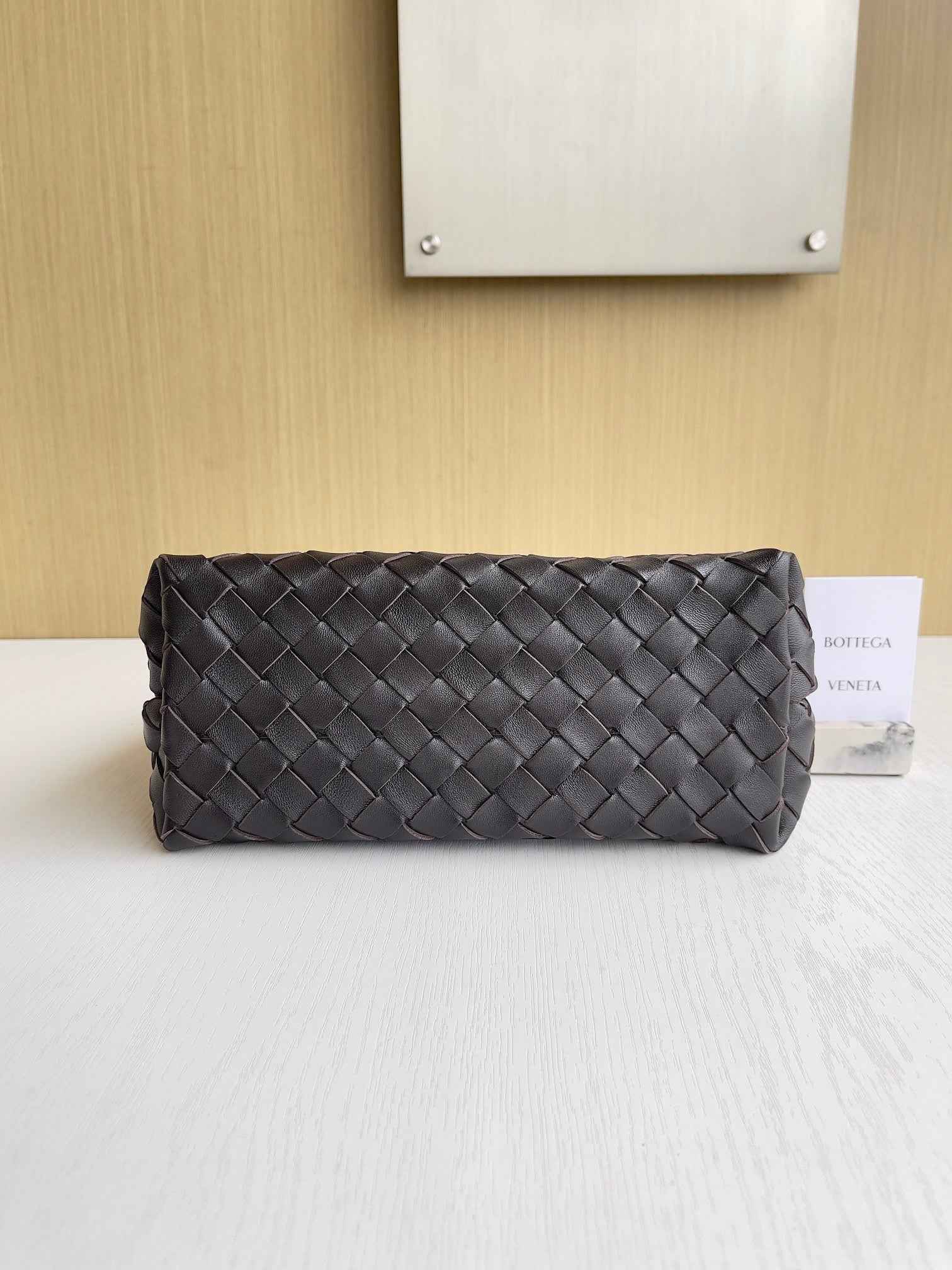 Bottega Veneta Small Andiamo Bag 743568 Lambskin Coffee