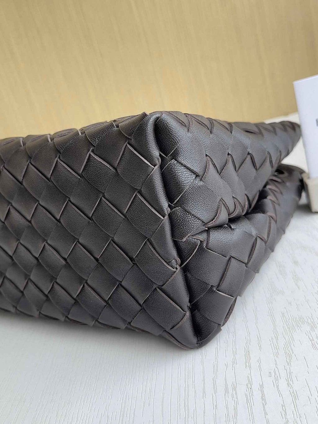 Bottega Veneta Small Andiamo Bag 743568 Lambskin Coffee