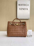 Bottega Veneta Small Andiamo Chain 786008 Lambskin Brown