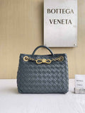 Bottega Veneta Small Andiamo Chain 786008 Lambskin Navy Blue