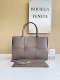 Bottega Veneta Small Arco Tote Bag 652867 Calfskin Khaki