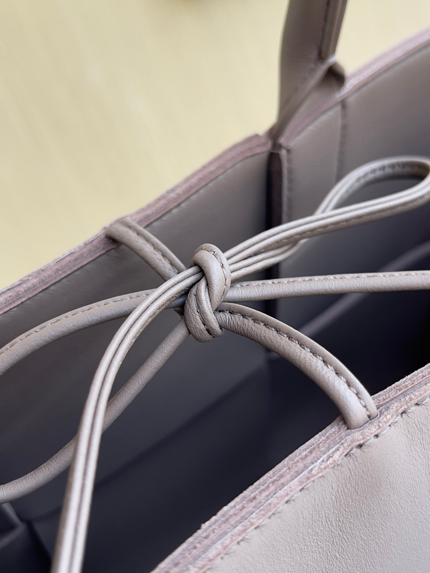 Bottega Veneta Small Arco Tote Bag 652867 Calfskin Khaki