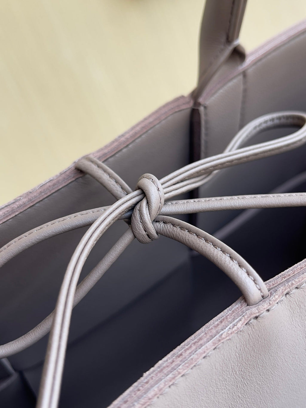 Bottega Veneta Small Arco Tote Bag 652867 Calfskin Khaki
