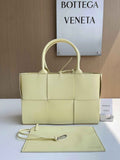 Bottega Veneta Small Arco Tote Bag 652867 Calfskin Yellow