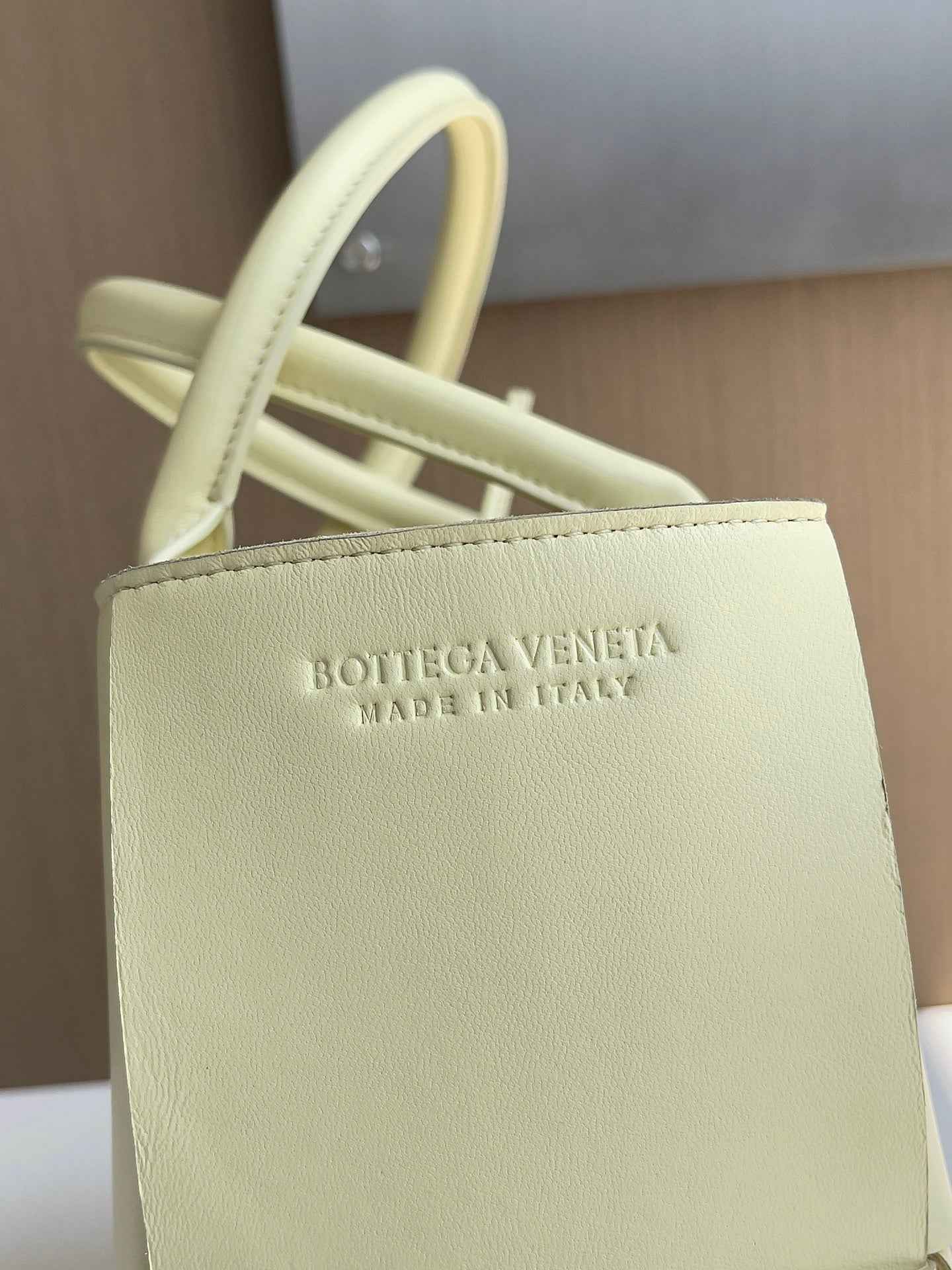 Bottega Veneta Small Arco Tote Bag 652867 Calfskin Yellow