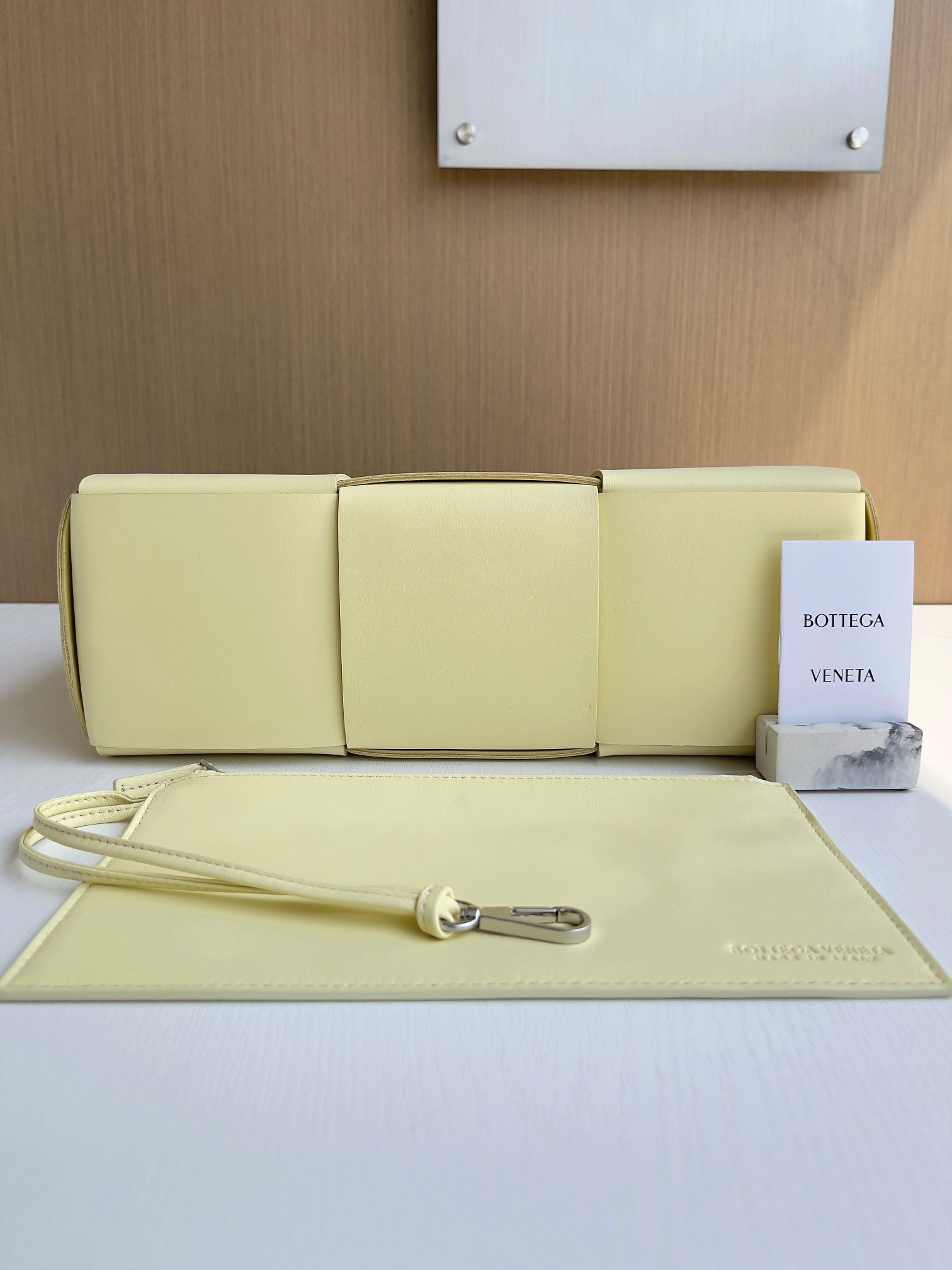 Bottega Veneta Small Arco Tote Bag 652867 Calfskin Yellow