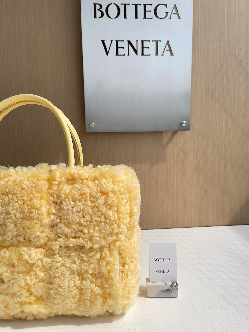 Bottega Veneta Small Arco Tote Bag 652867 Yellow
