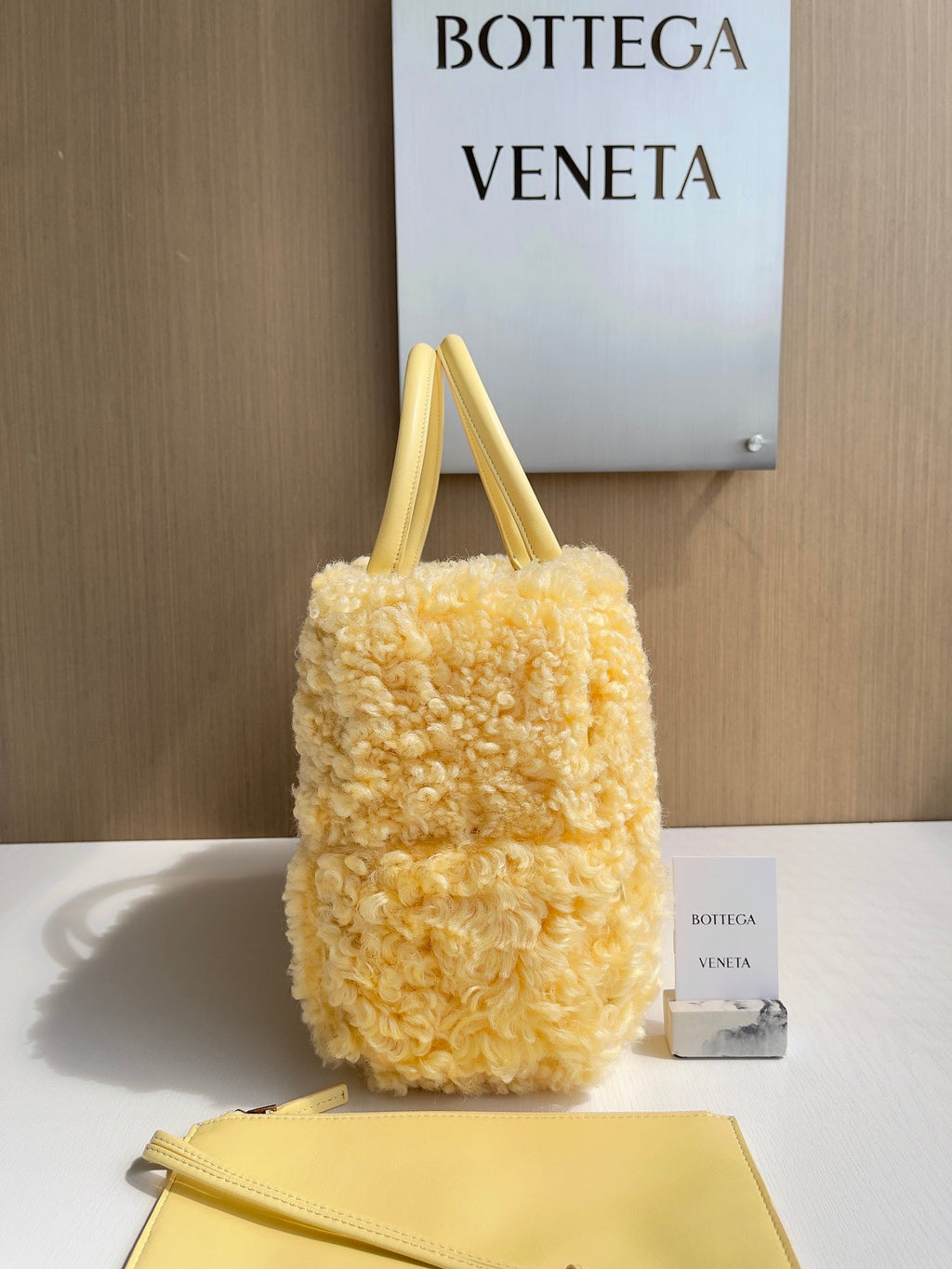 Bottega Veneta Small Arco Tote Bag 652867 Yellow