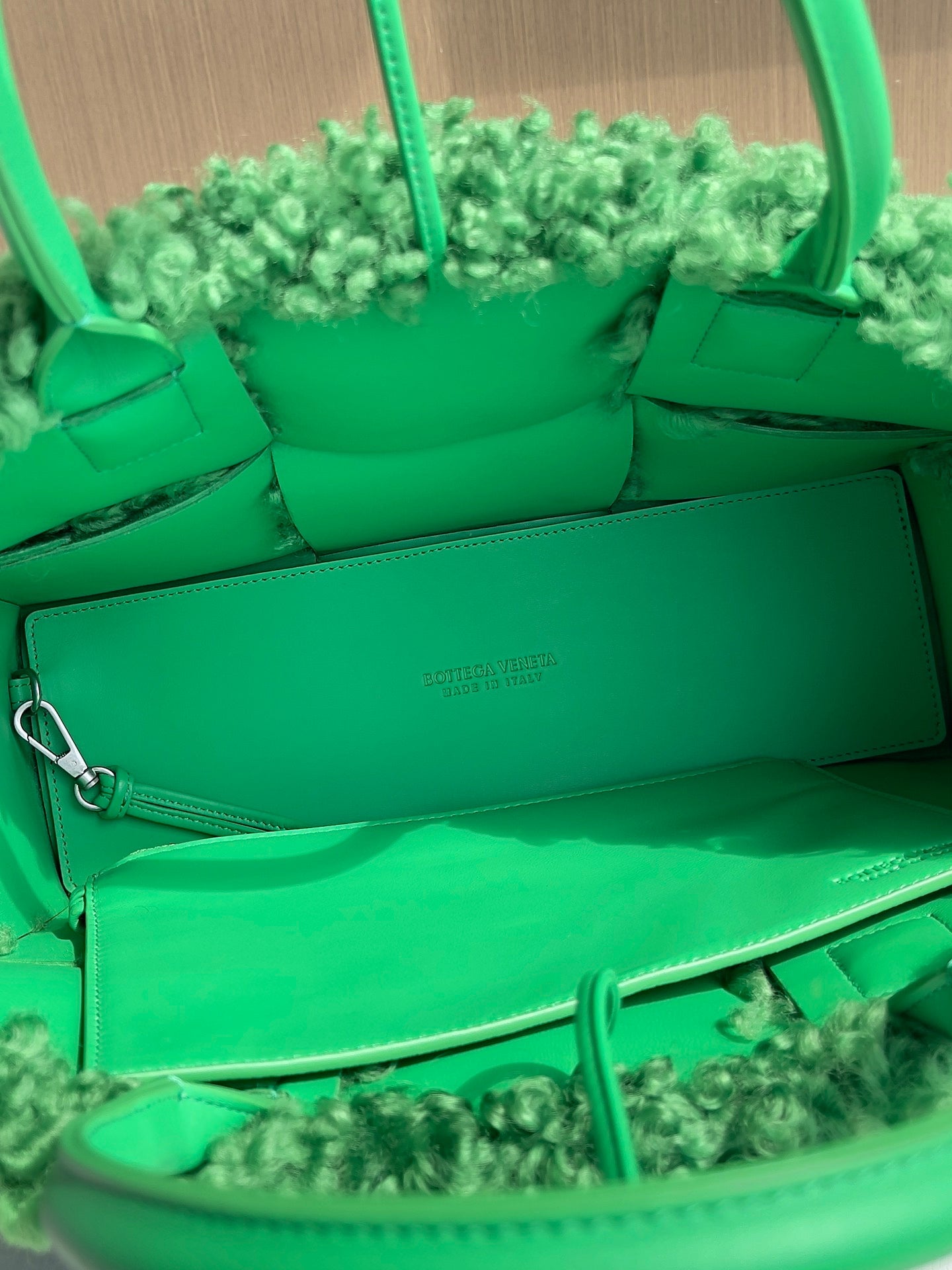 Bottega Veneta Small Arco Tote Bag 652867 Green