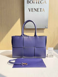 Bottega Veneta Small Arco Tote Bag 652867 Calfskin Purple