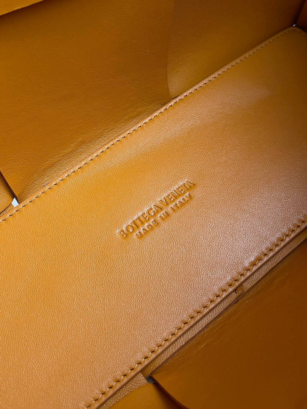 Bottega Veneta Small Arco Tote Bag 652867 Calfskin Orange