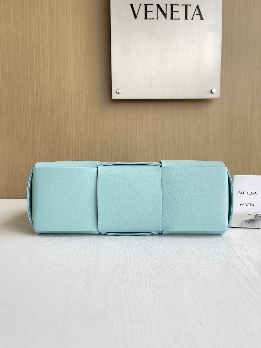 Bottega Veneta Small Arco Tote Bag 652867 Calfskin Light Blue