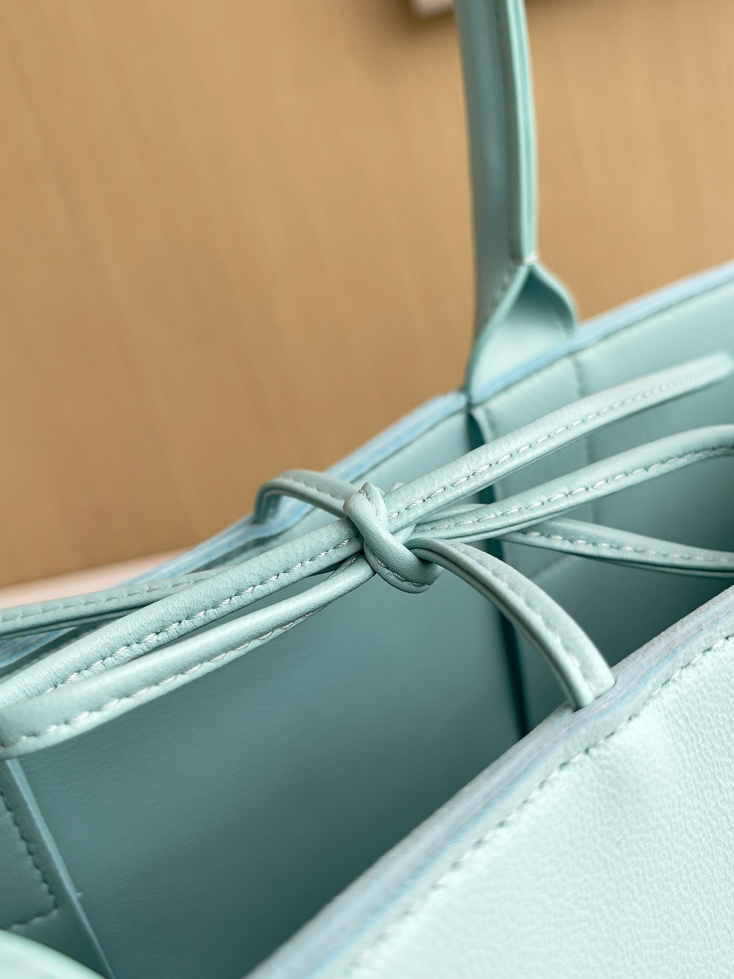 Bottega Veneta Small Arco Tote Bag 652867 Calfskin Light Blue