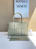 Bottega Veneta Small Arco Tote Bag 652867 Calfskin Light Green