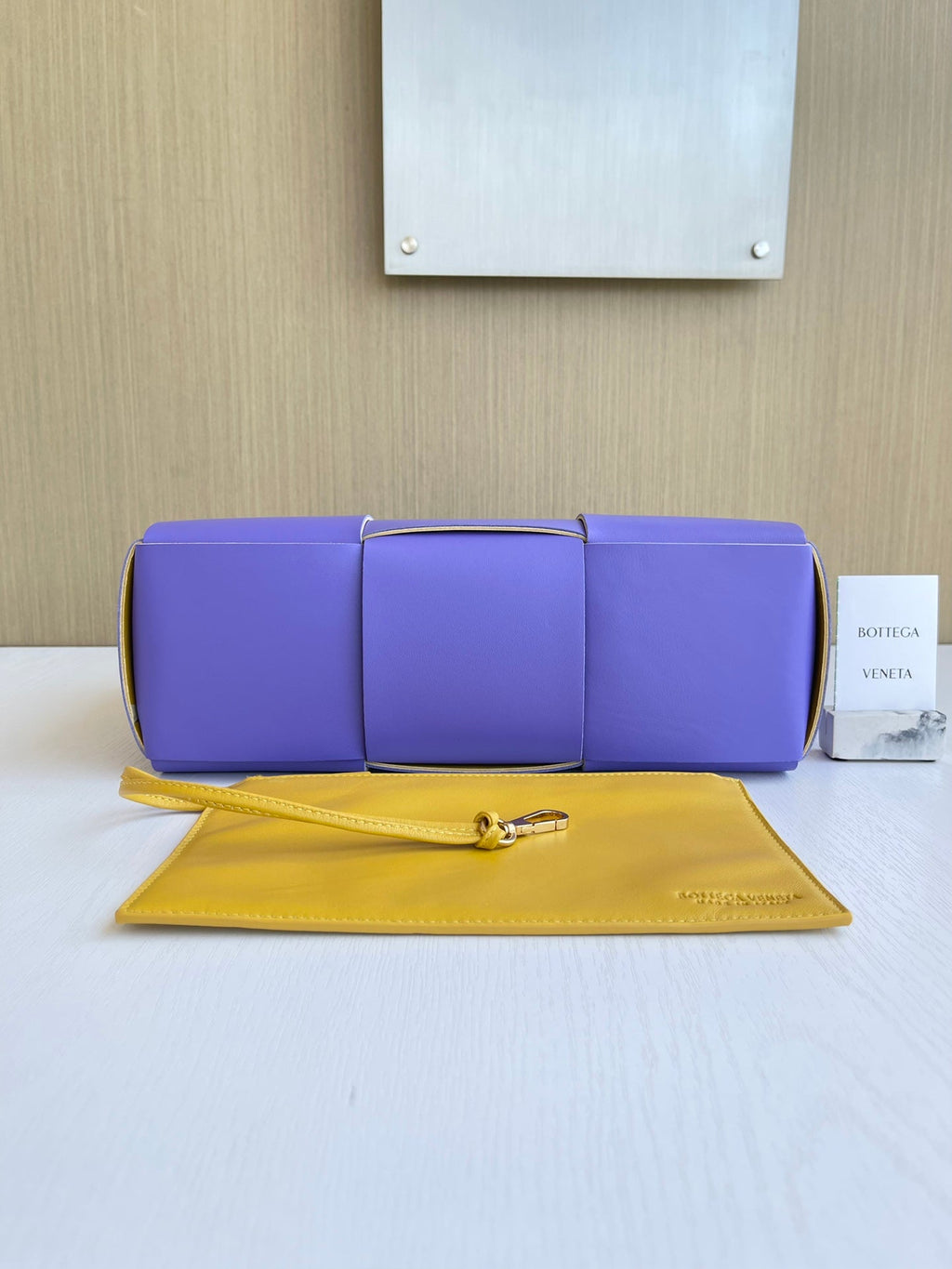 Bottega Veneta Small Arco Tote Bag 652867 Lambskin Purple