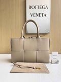 Bottega Veneta Small Arco Tote Bag 652867 Khaki Calfskin