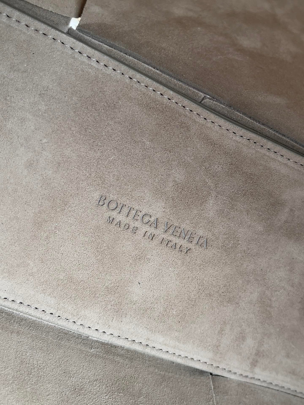 Bottega Veneta Small Arco Tote Bag 652867 Khaki Calfskin