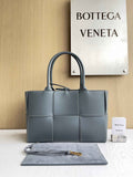 Bottega Veneta Small Arco Tote Bag 652867 Dark Gray Calfskin