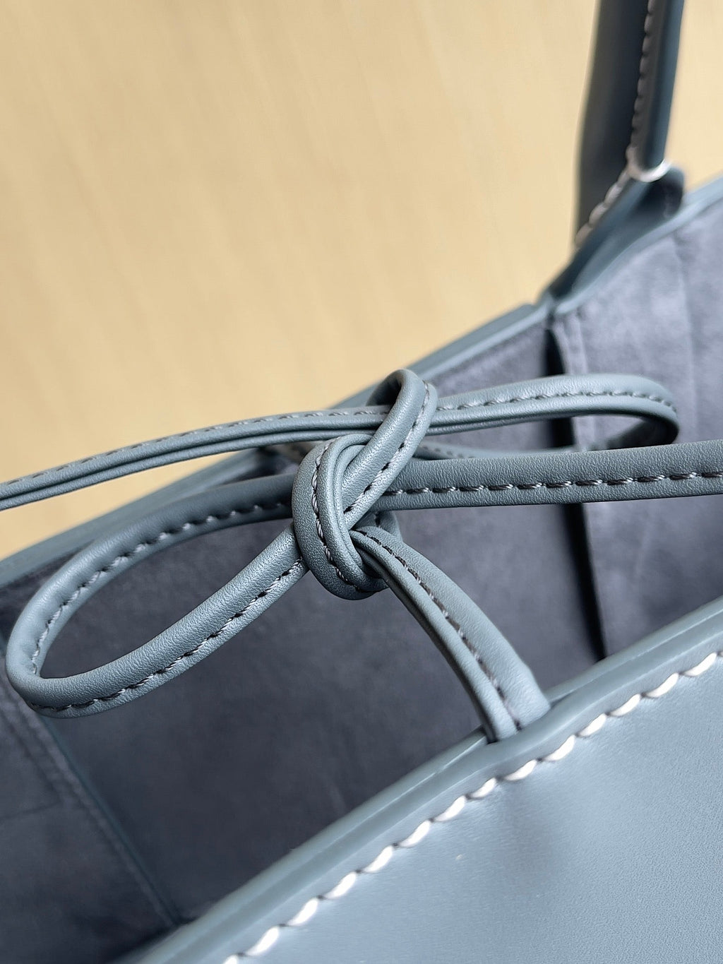 Bottega Veneta Small Arco Tote Bag 652867 Dark Gray Calfskin