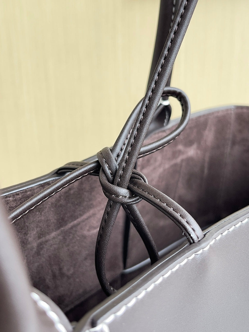 Bottega Veneta Small Arco Tote Bag 652867 Brown Calfskin