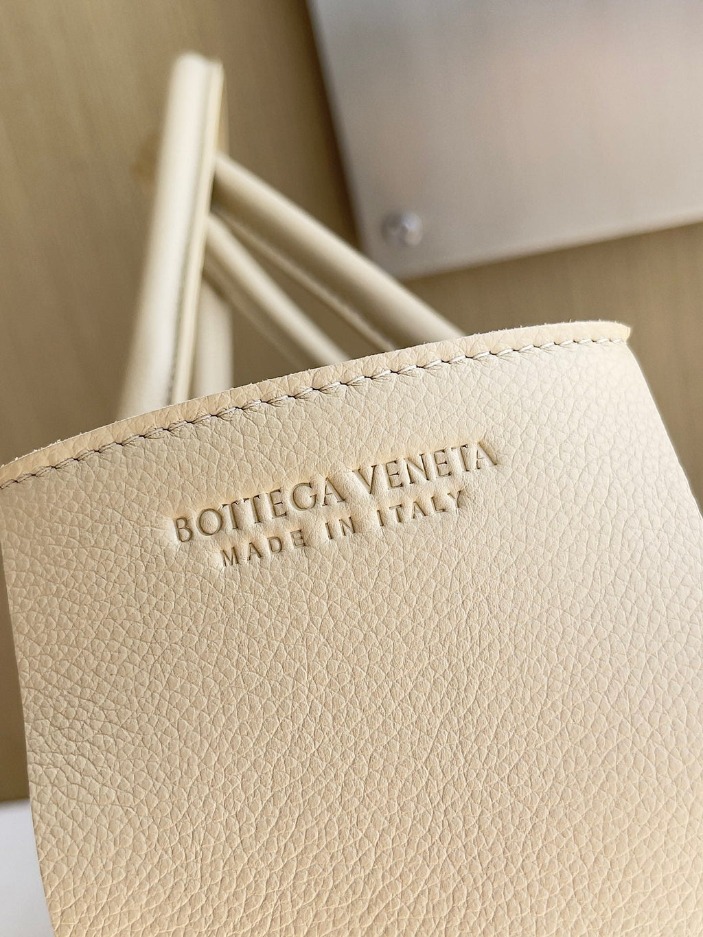 Bottega Veneta Small Arco Tote Bag 652867 Apricot Calfskin