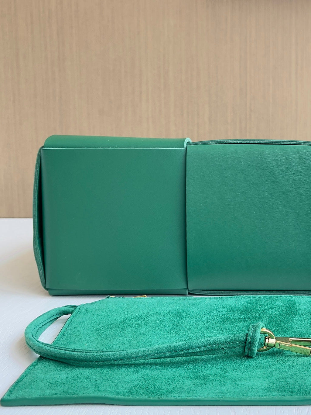 Bottega Veneta Small Arco Tote Bag 652867 Green Calfskin